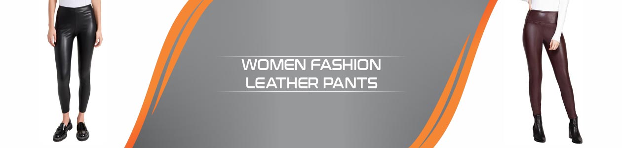 Women Fashion Leather Pants